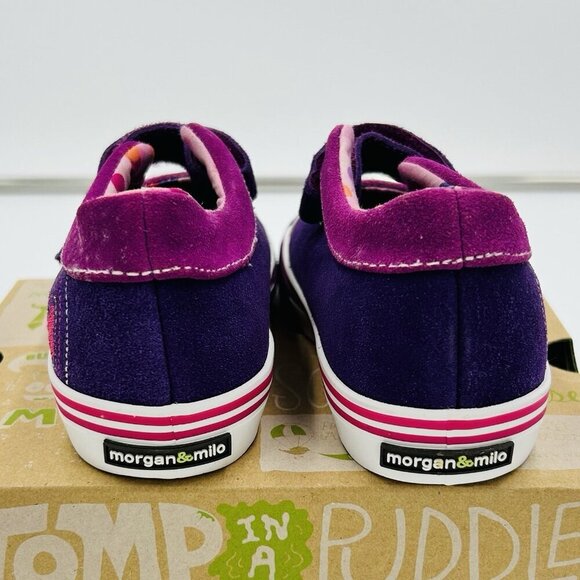 Morgan & Milo Ginger Mary Jane Purple Sneakers Little Girls Sz 10.5 NEW with Box - Picture 5 of 9